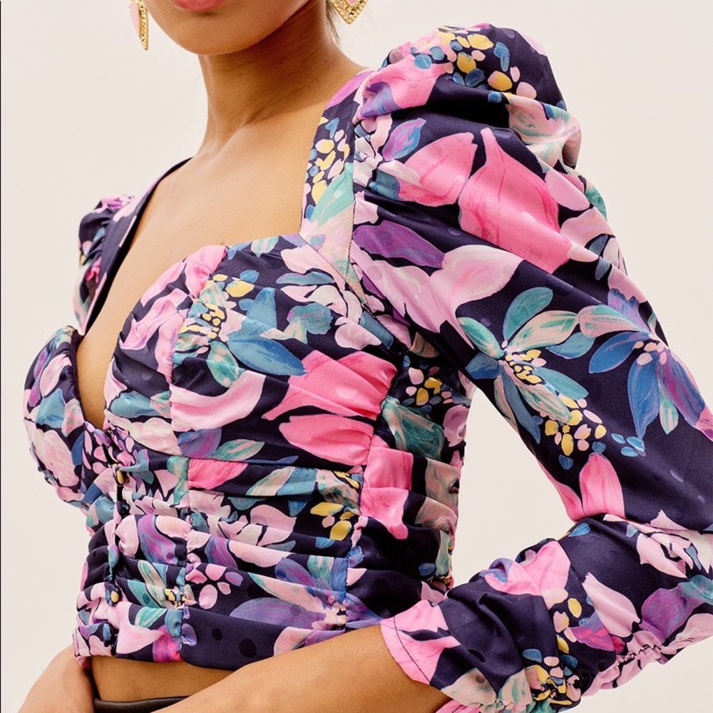 NWT For Love & Lemons Penny Blouse